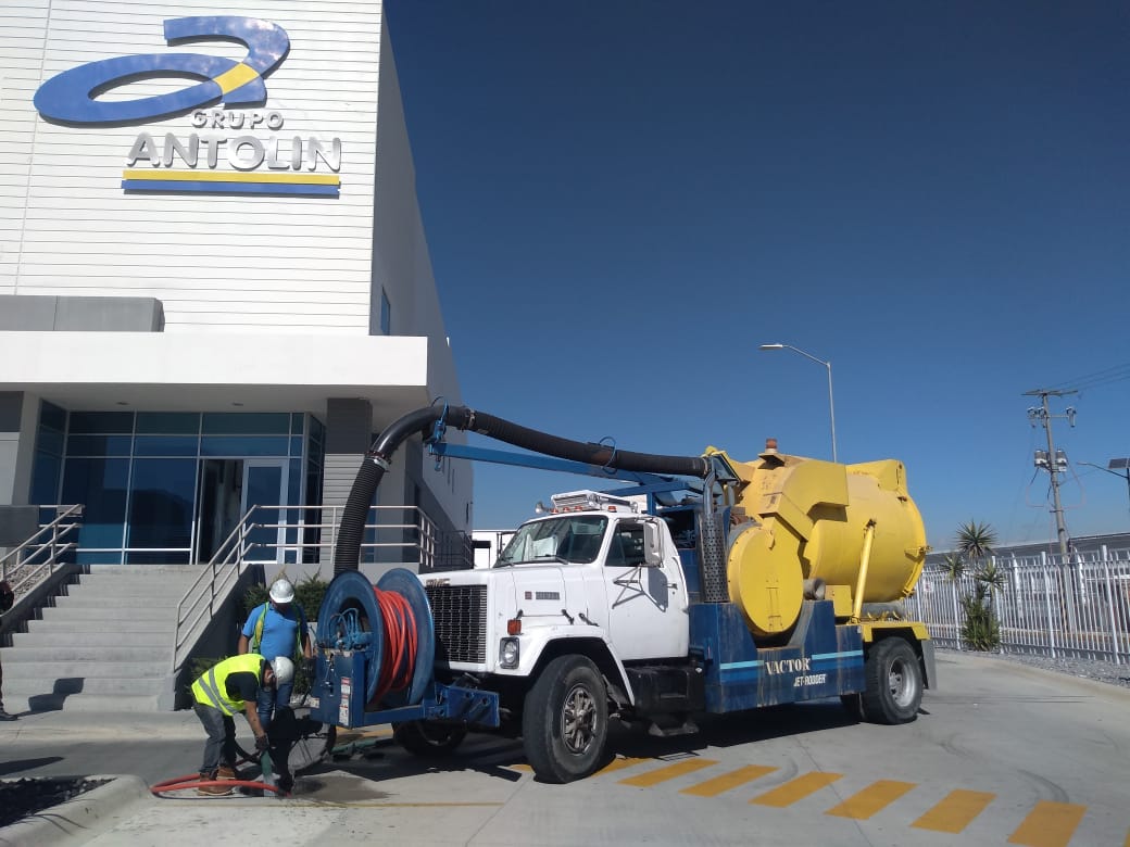 Trasladó de aguas residuales en Puebla